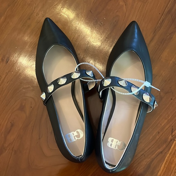 GIANNI BINI 4-EVER LEATHER MARY JANE SHOES - Picture 3 of 8